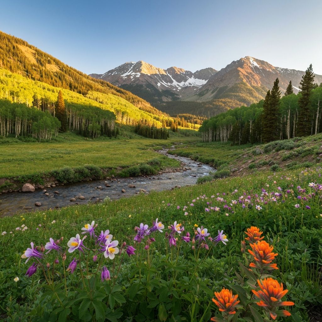 Restored watershed landscape